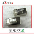 Conector de blindagem rj11 de ouro de alta qualidade de 1-50u